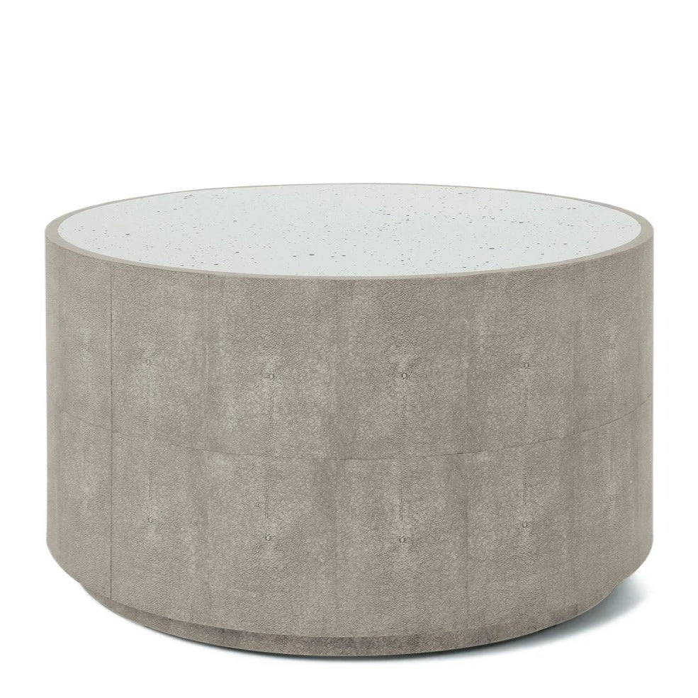 Made Goods Cara Cocktail Table Sand Faux Shagreen 3 Made Goods Cara Cocktail Table Sand Faux Shagreen