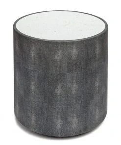 Made Goods Cara Side Table Cool Grey Faux Shagreen New Arrivals 4 Made Goods Cara Side Table Cool Grey Faux Shagreen New Arrivals