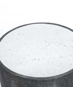 Made Goods Cara Side Table Cool Grey Faux Shagreen New Arrivals 6 Made Goods Cara Side Table Cool Grey Faux Shagreen New Arrivals