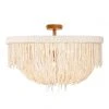 Made Goods New Arrivals Carmen Semi Flush Mount Natural Coco Beads