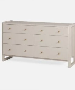 Made Goods Carrigan 60" Dresser French Gray Vintage Faux Shagreen