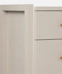 Made Goods Carrigan 60" Dresser French Gray Vintage Faux Shagreen 14 Made Goods Carrigan 60