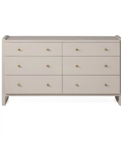 Made Goods Carrigan 60" Dresser French Gray Vintage Faux Shagreen