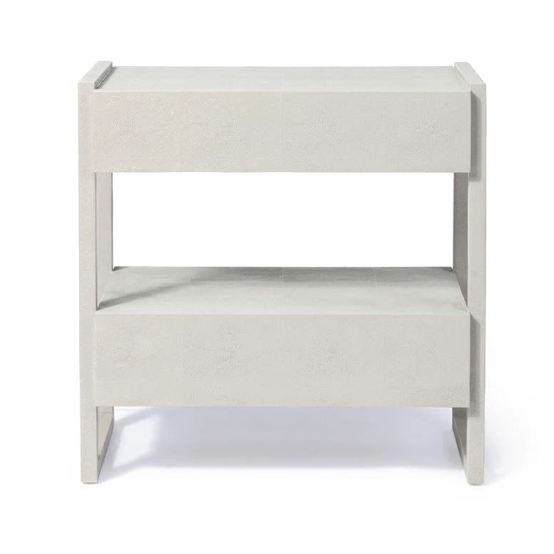 Made Goods New Arrivals Carrigan Double Nightstand French Gray Vintage Faux Shagreen Made Goods New Arrivals Carrigan Double Nightstand French Gray Vintage Faux Shagreen