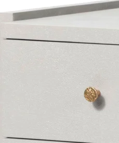 Made Goods New Arrivals Carrigan Double Nightstand French Gray Vintage Faux Shagreen 5 Made Goods New Arrivals Carrigan Double Nightstand French Gray Vintage Faux Shagreen