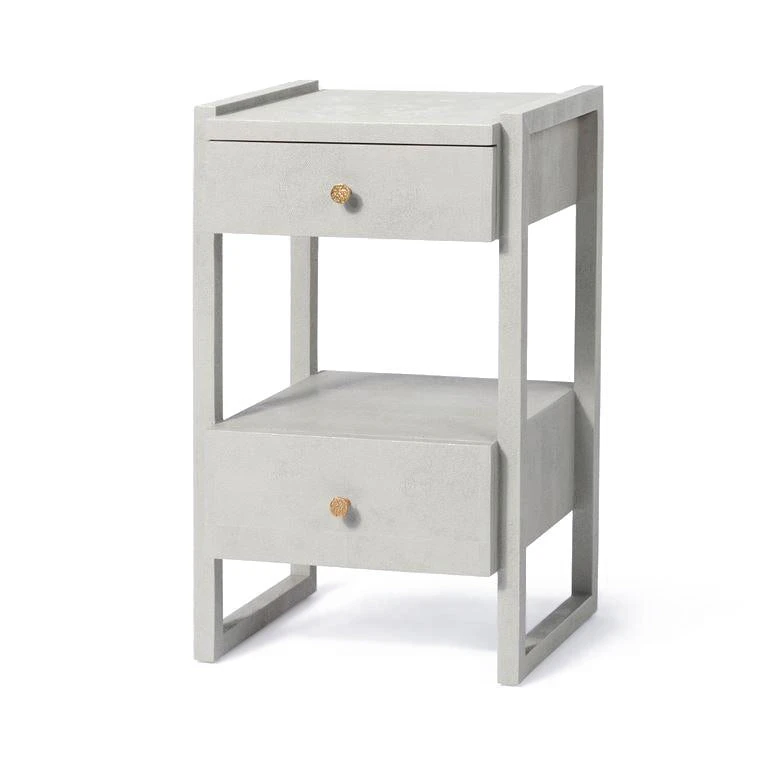 Made Goods Carrigan Single Nightstand French Gray Vintage Faux Shagreen New Arrivals Made Goods Carrigan Single Nightstand French Gray Vintage Faux Shagreen New Arrivals
