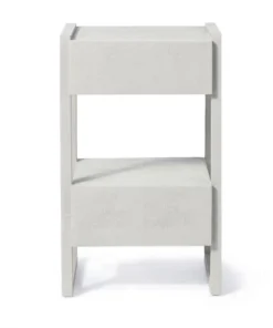 Made Goods Carrigan Single Nightstand French Gray Vintage Faux Shagreen New Arrivals 5 Made Goods Carrigan Single Nightstand French Gray Vintage Faux Shagreen New Arrivals