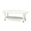 Made Goods New Arrivals Caterina Coffee Table Pristine Faux Raffia