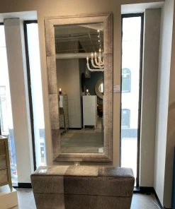 Made Goods Charles Floor Mirror Gray Hair On Hide New Arrivals