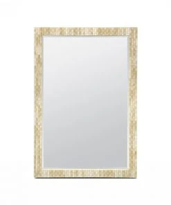 Made Goods Claire Mirror Natural Bone