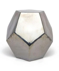 Made Goods New Arrivals Cole Stool Crackled Metallic