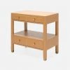 Made Goods Conner Double Nightstand Dark Tan New Arrivals 2 Made Goods Conner Double Nightstand Dark Tan New Arrivals