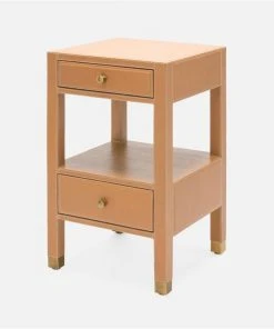 Made Goods Conner Single Nightstand Dark Tan New Arrivals