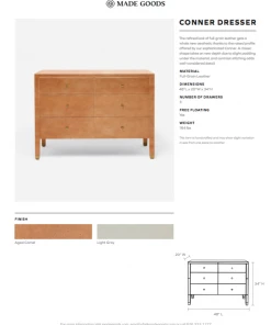 Made Goods Conner Dresser Light Gray New Arrivals 7 Made Goods Conner Dresser Light Gray New Arrivals
