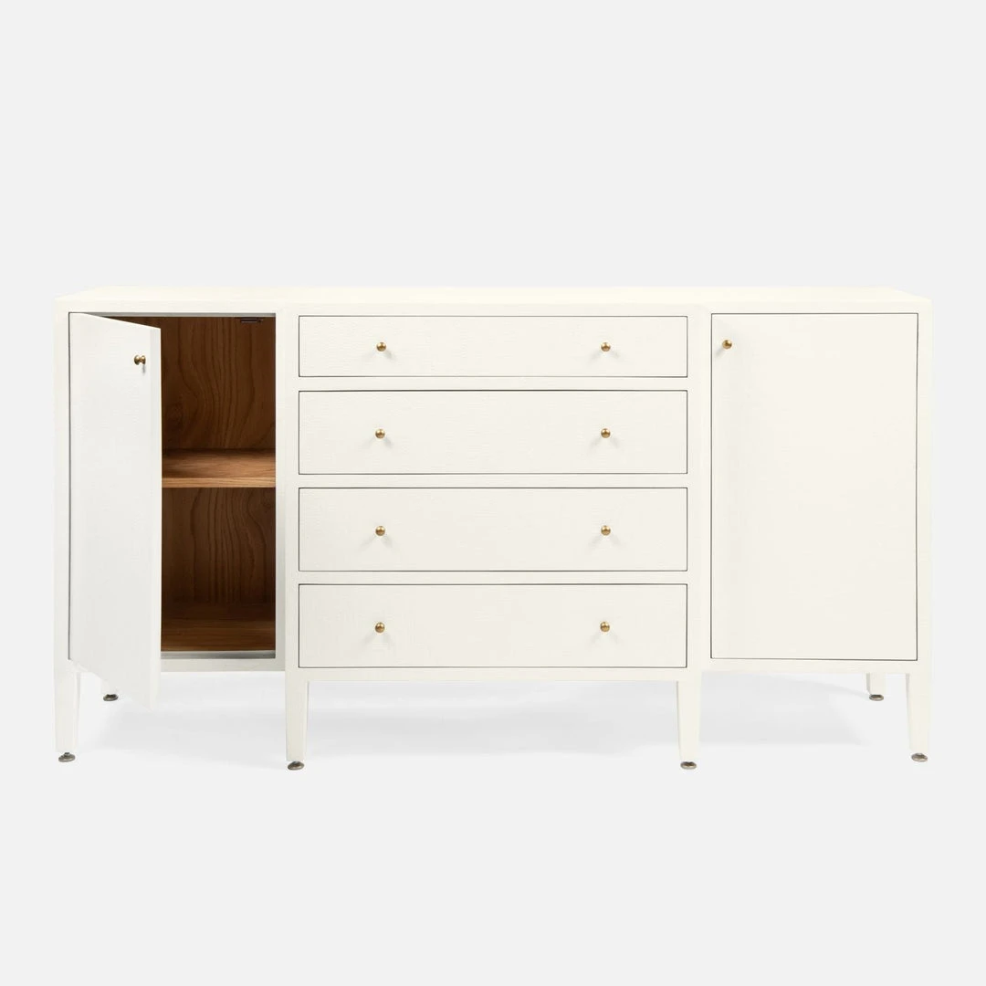 Made Goods New Arrivals Conrad Deep Drawer Buffet Pristine Faux Raffia 6 Made Goods New Arrivals Conrad Deep Drawer Buffet Pristine Faux Raffia