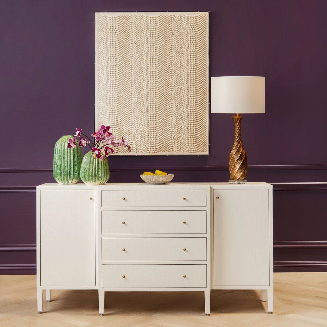 Made Goods New Arrivals Conrad Deep Drawer Buffet Pristine Faux Raffia 4 Made Goods New Arrivals Conrad Deep Drawer Buffet Pristine Faux Raffia