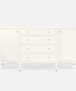 Made Goods New Arrivals Conrad Deep Drawer Buffet Pristine Faux Raffia