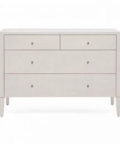 Made Goods Conrad 48" Dresser French Gray Faux Raffia New Arrivals