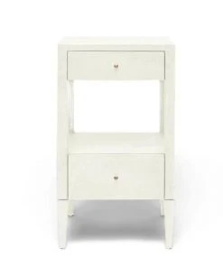 Made Goods Conrad Single Nightstand Pristine Faux Raffia New Arrivals