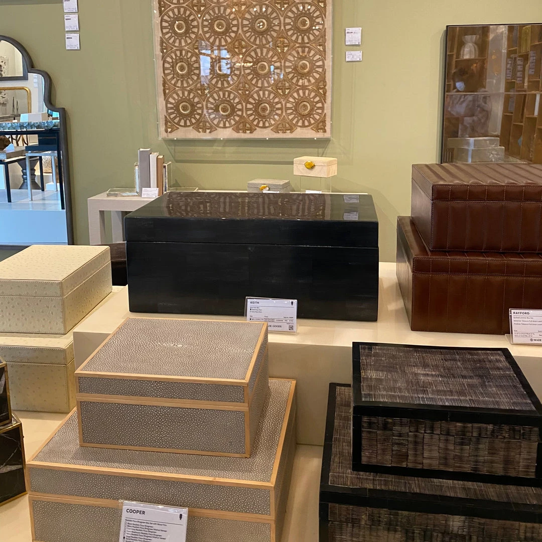 Made Goods Cooper Box Set Sand Shagreen 4 Made Goods Cooper Box Set Sand Shagreen