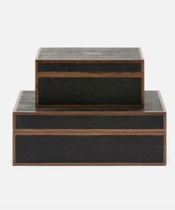 Made Goods New Arrivals Cooper Box Set Black Shagreen