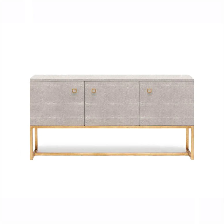 Made Goods Dallon 3 Door Buffet In Sand Faux Shagreen And Gold Or Silver New Arrivals Made Goods Dallon 3 Door Buffet In Sand Faux Shagreen And Gold Or Silver New Arrivals