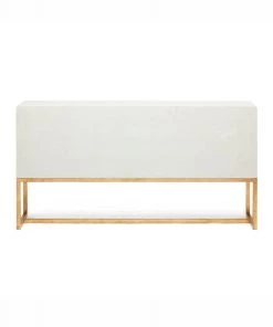Made Goods New Arrivals Dallon 3 Door Buffet In Snow Faux Shagreen And Gold 14 Made Goods New Arrivals Dallon 3 Door Buffet In Snow Faux Shagreen And Gold