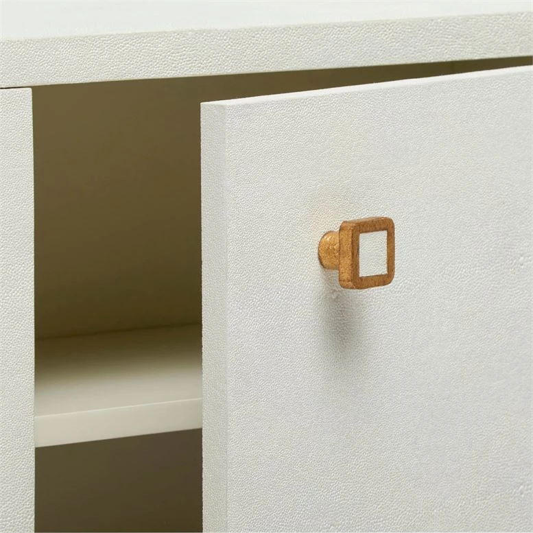 Made Goods New Arrivals Dallon 3 Door Buffet In Snow Faux Shagreen And Gold 5 Made Goods New Arrivals Dallon 3 Door Buffet In Snow Faux Shagreen And Gold