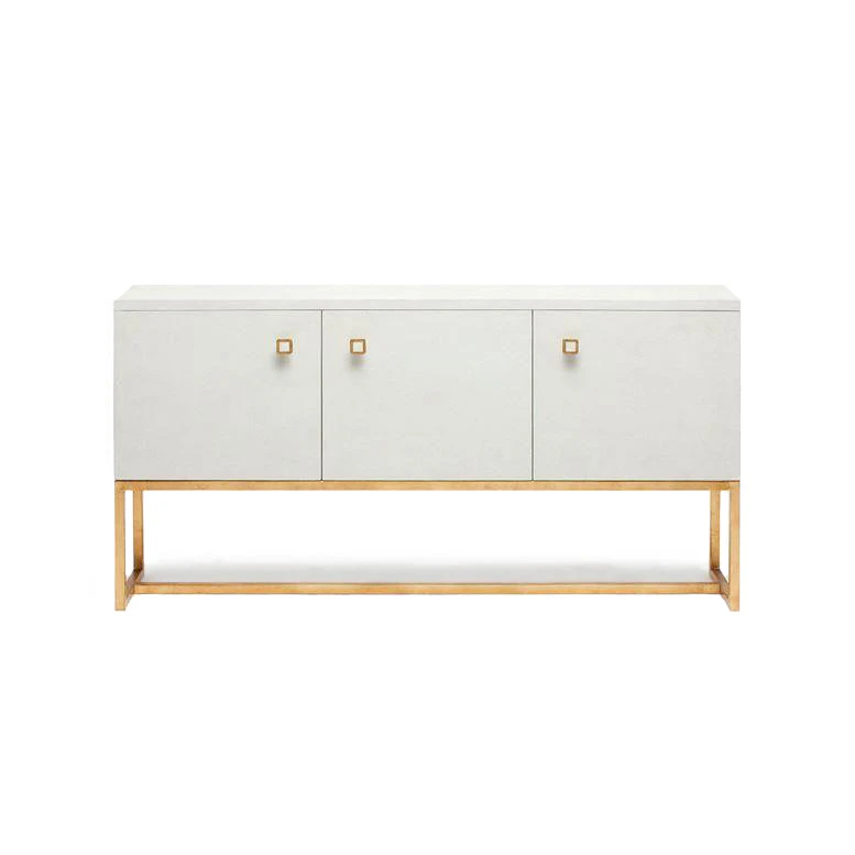 Made Goods New Arrivals Dallon 3 Door Buffet In Snow Faux Shagreen And Gold 6 Made Goods New Arrivals Dallon 3 Door Buffet In Snow Faux Shagreen And Gold