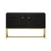 Made Goods Dallon 2 Door Buffet Black Faux Shagreen And Gold Steel New Arrivals 1 Made Goods Dallon 2 Door Buffet Black Faux Shagreen And Gold Steel New Arrivals
