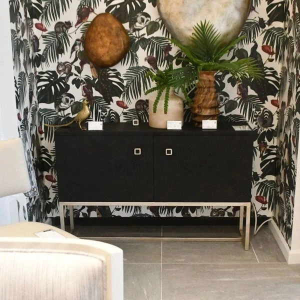 Made Goods Dallon 2 Door Buffet Black Faux Shagreen And Silver Steel New Arrivals Made Goods Dallon 2 Door Buffet Black Faux Shagreen And Silver Steel New Arrivals