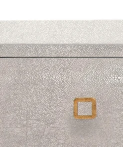 Made Goods New Arrivals Dallon 2 Door Buffet In Faux Shagreen Sand With Gold