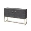 Made Goods Dallon 2 Door Buffet In Cool Grey Faux Shagreen With Silver 1 Made Goods Dallon 2 Door Buffet In Cool Grey Faux Shagreen With Silver