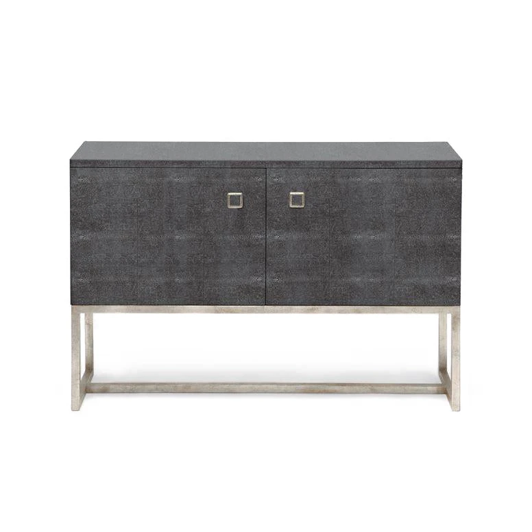 Made Goods Dallon 2 Door Buffet In Cool Grey Faux Shagreen With Silver 4 Made Goods Dallon 2 Door Buffet In Cool Grey Faux Shagreen With Silver