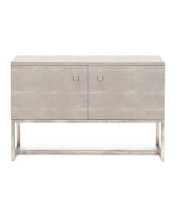 Made Goods Dallon 2 Door Buffet In Faux Shagreen Sand With Silver