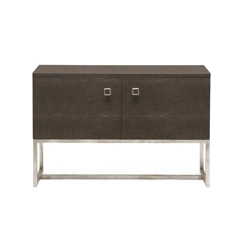 Made Goods Dallon 2 Door Buffet In Dark Mushroom Faux Shagreen With Silver New Arrivals 4 Made Goods Dallon 2 Door Buffet In Dark Mushroom Faux Shagreen With Silver New Arrivals