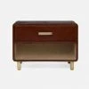 Made Goods Dante Double Nightstand Low Tobacco Leather New Arrivals 1 Made Goods Dante Double Nightstand Low Tobacco Leather New Arrivals