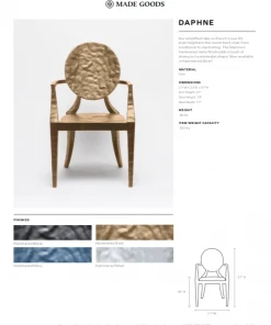 Made Goods Daphne Chair Silver