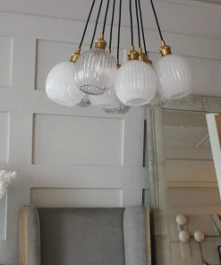 Made Goods Dax 9 Light Pendant Brass And Opaque New Arrivals 10 Made Goods Dax 9 Light Pendant Brass And Opaque New Arrivals