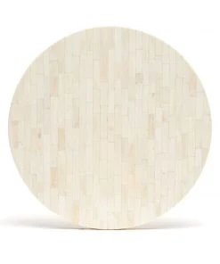 Made Goods New Arrivals Delancy Side Table Gold And Bone