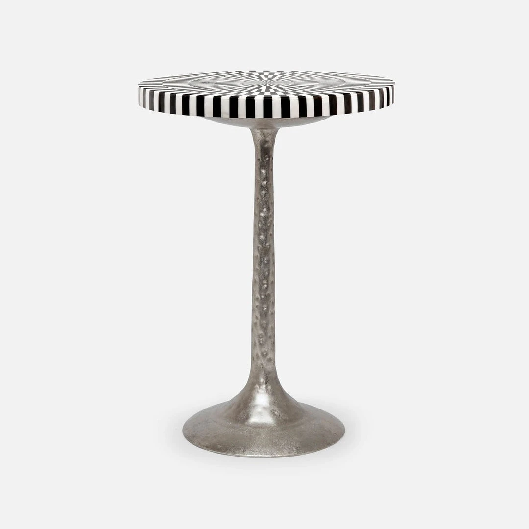 Made Goods Delancy Side Table Silver And Stripe 3 Made Goods Delancy Side Table Silver And Stripe