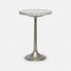 Made Goods Delancy Side Table Silver And Grey Eggshell
