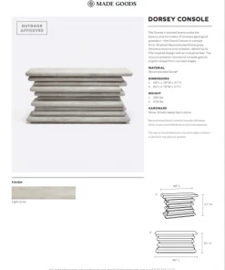 Made Goods Dorsey Console 48" New Arrivals 5 Made Goods Dorsey Console 48