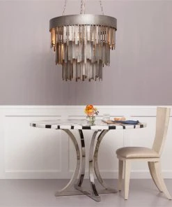 Made Goods Douglas Chandelier Aged Silver New Arrivals
