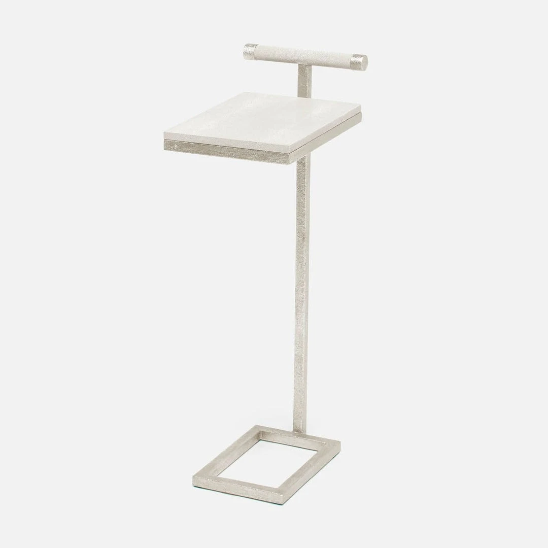 Made Goods Ellery Accent Table Blanc And Silver New Arrivals 3 Made Goods Ellery Accent Table Blanc And Silver New Arrivals