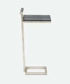 Made Goods Ellery Laptop Table Cool Gray And Silver New Arrivals