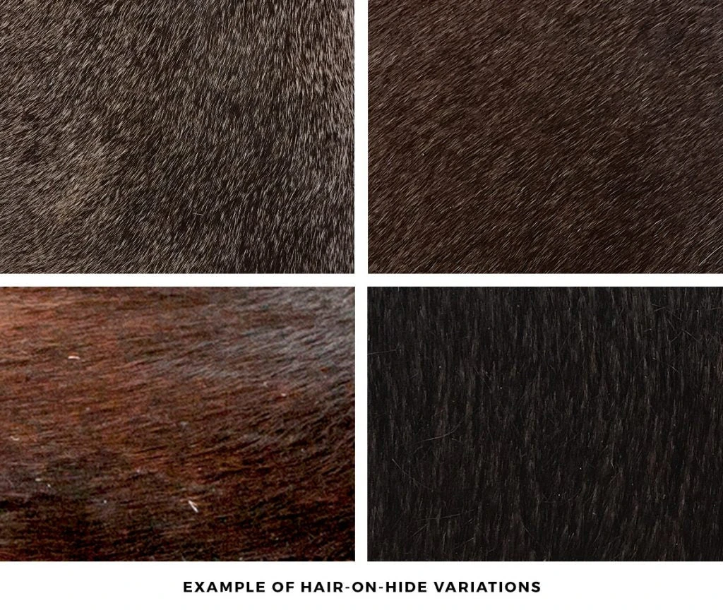 Made Goods Essex Stool Dark Brown Hair On Hide Leather 6 Made Goods Essex Stool Dark Brown Hair On Hide Leather