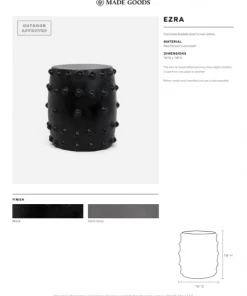 Made Goods New Arrivals Ezra Stool Gray 9 Made Goods New Arrivals Ezra Stool Gray