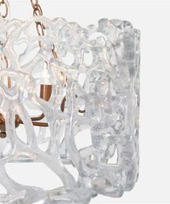 Made Goods Finnegan Chandelier Clear And Gold