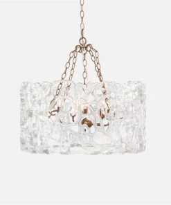 Made Goods Finnegan Chandelier Clear And Gold